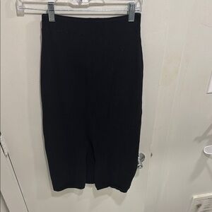 Free People Black Midi Skirt for Work